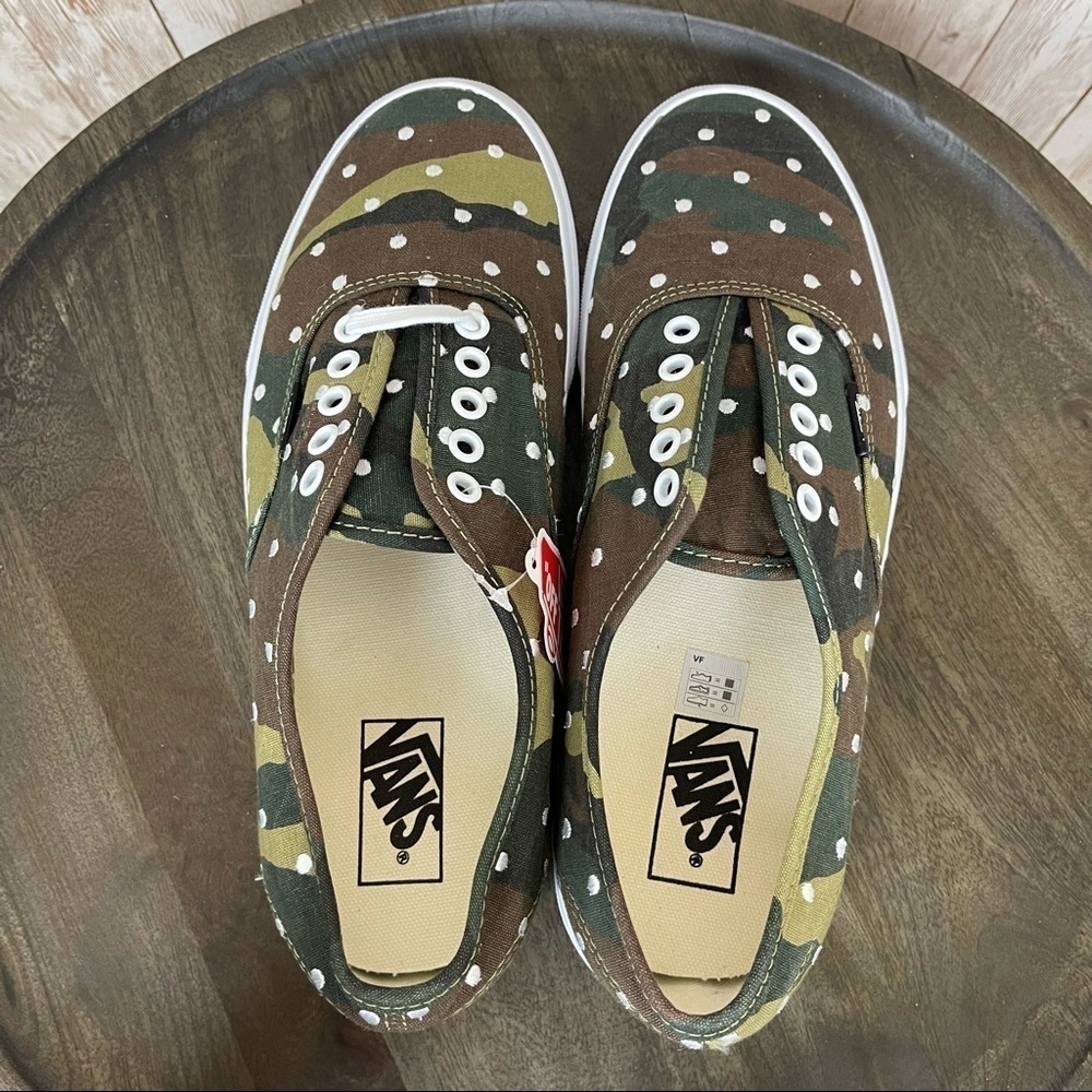 Vans Authentic Polka Dot Camo Sneaker Size 9 Men - Picture 6 of 10